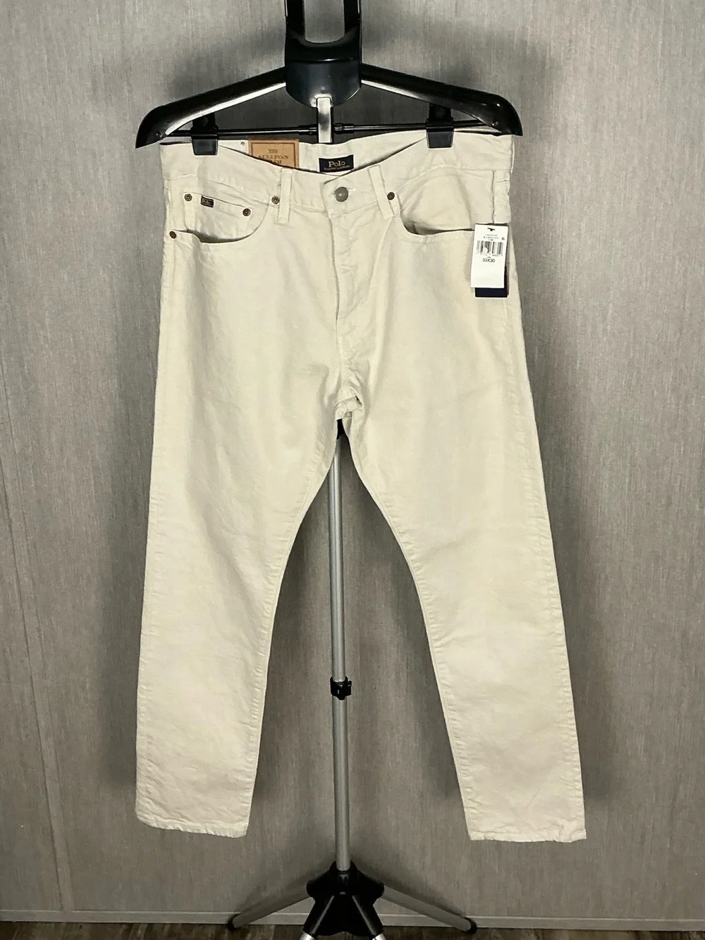 Polo by Ralph Lauren Slim Straight Jeans in Light Beige Size 33X30
